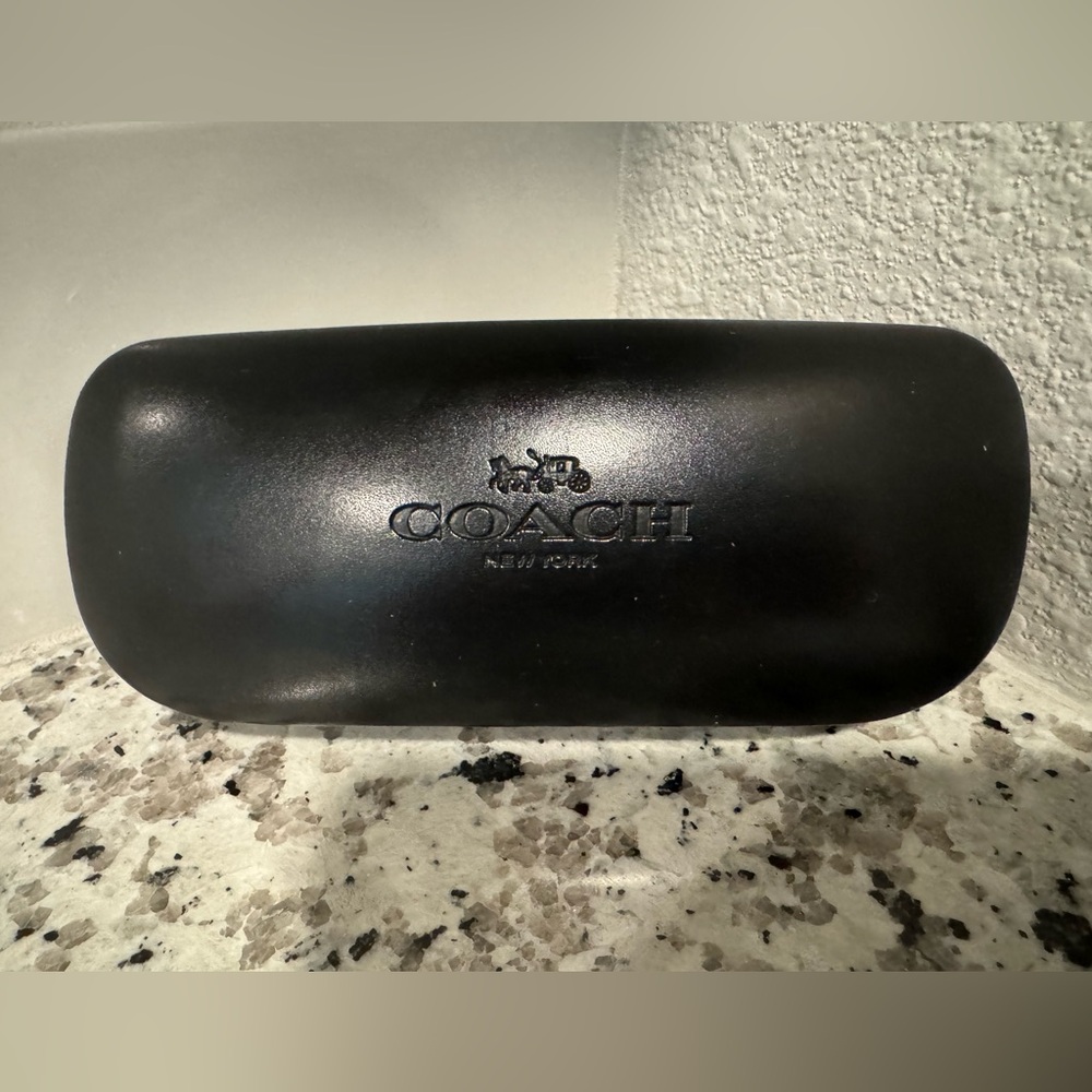 COACH Sunglass or Eye Glass Case Black New